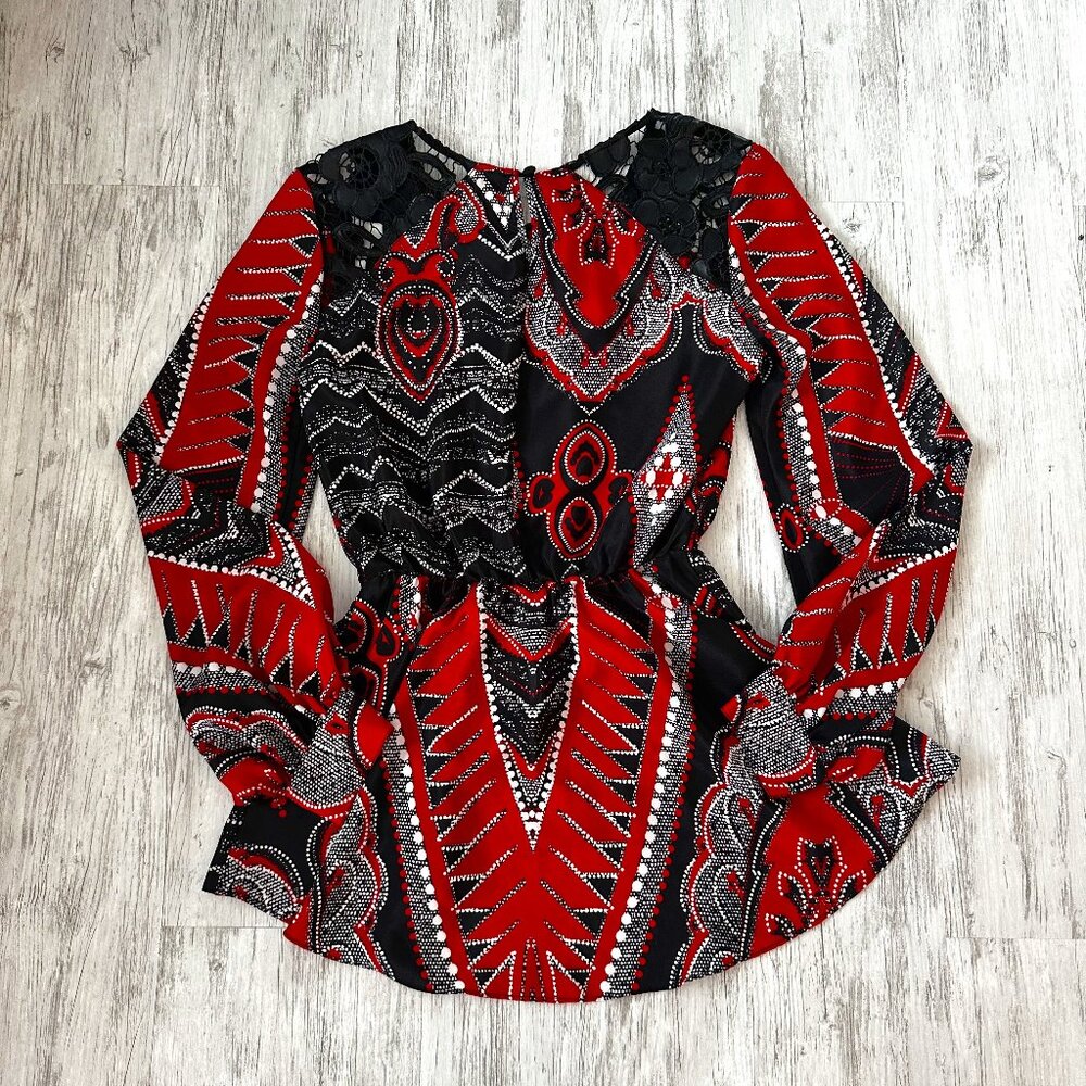 Bisou Bisou Dressy longsl-eeve top